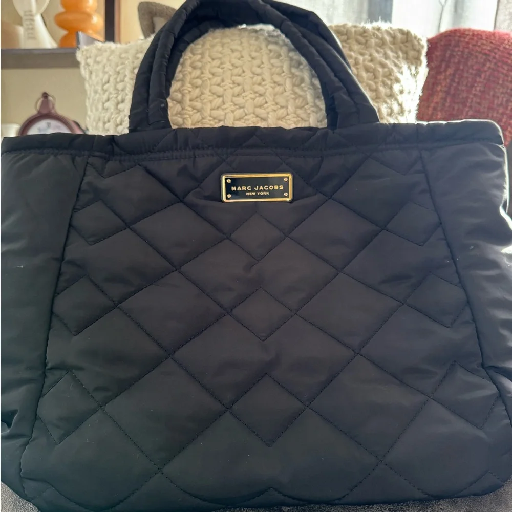 Marc Jacobs Black Quilted Tote Bag NWOT - Picture 3 of 12